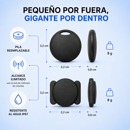 AquiTag™ — Localizador Inteligente (iPhone/Android)
